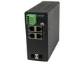 Transition Networks SISTP1040-342-LRT Hardened Unmanaged Switch, 4-port GE POE+, 2 SFP, 120W POE, 54VDC, - 40 - 75C