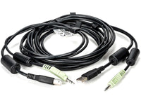 Vertiv CBL0131 Avocent USB Keyboard and Mouse, and Audio Cable, 10 ft for Avocent SV and SC Series Switches - for Switch, Keyboard, Mouse