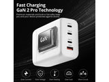 SIIG AC-PW1V11-S1 200W GaN PD Combo Charger - 3C1A 4-Port, ETL Certified (AC-PW1V11-S1)