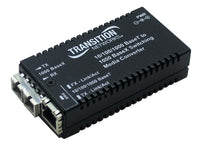 Transition Networks M/GE-PSW-SFP-01-UTX-SA 10/100/1000BaseTX to 1000Base SFP Uni Directional TX w/ -SA Pwr