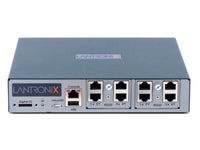 Lantronix EMG851110S Console Server, 8 x RJ45 serial ports software selectable, 1 USB 2.0 port, 2 GbE RJ45 Ethernet, LTE cellular, Single AC Power