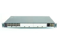 Lantronix SLC80162411S Console Server, 16 x RJ45 serial ports software selectable, 2 USB 2.0 ports, 2 GbE SFP, Dual DC Power