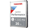Toshiba HDWR51GXZSTB X300 - 3.5" - 16TB - SATA 6 Gb/s - 7200RPM - 512MB - 7.48Watt - Fast 7200 RPM speed with up to 512 MB cache size.