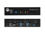 SIIG CE-KV0G11-S1 2P 4K HDMI KVM Switch PBP Roaming (CE-KV0G11-S1)