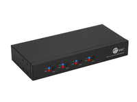 SIIG JU-SW4311-S1 4-Port Roaming KM Switch w/ USB 2.0 Hub TAA Compliant (JU-SW4311-S1)