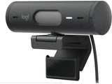 Logitech 960-001522 Brio 505 TAA Compliant Full HD webcam with auto light correction, auto-framing, Show Mode, dual noise reduction mics, privacy shutter - Works with Microsoft Teams, Google Meet, Zoom - Graphite - webcam - TAA Compliant