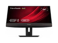ViewSonic VG2456V 24in Ergonomic Docking Monitor with USB-C 90W PD, RJ45 and Pop-Up Webcam,1920x1080 Resolution