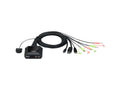 ATEN CS52DP 2-Port USB-C DisplayPort Hybrid Cable KVM