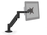 HAT Design Works 7000-1000-FM-104 7000 Articulating Monitor Arm w/ Flexmount Monitor Mount, Black, holds 13-28 lbs, up to 32IN screen
