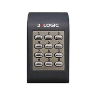 R-MPADW-CHAR Mini Metal Surface Mount Back-Lit Keypad, Wiegand Output, Charcoal