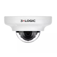 3xLOGIC VX-5M4-MD-IAW-S512 VISIX 5MP IR Indoor/Outdoor Vandal Proof Mini-Dome Camera with 512GB SD Card, True WDR, 4mm Fixed Lens