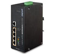 PLANET IGS-504HPT IP30 Industrial 4-Port 10/100/1000T 802.3at PoE+ + 1-Port 10/100/1000T Unmanaged Switch