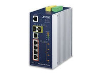 PLANET IGS-5225-4UP1T2S Industrial L2+ 4-Port 802.3bt PoE + 1-Port Gigabit + 2-Port SFP Managed Switch