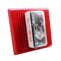 Kidde INT-7AT Integrity Temporal Horn Strobe, 15/75cd, Red