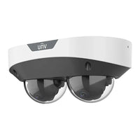 Uniview IPC3224SS-ADF28K-I1 4MP Dual‑Imager Multidirectional IP Dome Camera