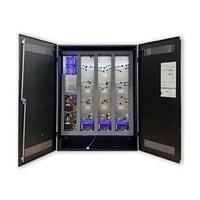 LifeSafety Power FPO250/250-3C85D8PE12M/T24-C Dual Voltage Access Power System, 24 Lock and 24 Aux Outputs, Managed, Tie Wrap Enclosure, Gray