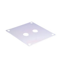 JBL Professional IVX-802110 Intellivox Cable Entry Cover Plate with 2x PG13.5 Knockouts for IntelliVox Series, White