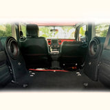Jeep JL Wrangler 2018–2023 Complete Audio Package – Loaded Sound Bar, Dash Enclosures, Subwoofers & Amplifier