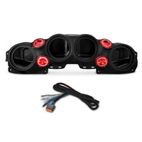 Jeep JL/JLU,JT Overhead Bar System Fits 4 X 8' Speakers (Not Included) and 4 X Tweeters PRO-TW4L a... - front view | Silarius