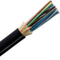 OCC DX012DWLS9KR DX Series 12-Fiber Indoor/Outdoor PVC Fiber Optic Cable, Riser, OM1, Black, Cut to Order - Per Foot (20 ft Minimum)