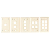 OCC FP04A01 Single-Gang Office Access Faceplate, White