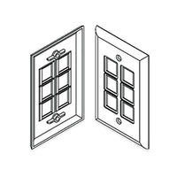 OCC FPR0601 Residential Faceplate, Office White