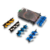 OCC FSCS812DSCP 12-Fiber Splice Cassette, Singlemode, (6) Duplex SC