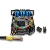 OCC FSCS812DSCP 12-Fiber Splice Cassette, Singlemode, (6) Duplex SC