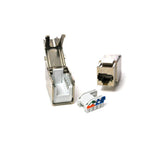 OCC K6AS08 CAT6A Shielded KMJ Keystone Jack, Orange