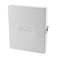 OCC OCO48NXS NEMA 4X Enclosure, Patch and Splice, Includes 1-W48S Kit with 2-24 Fiber Splice Trays, Transition Trays, Mounting Hardware, Cable Management, and Port Identification
