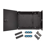 OCC WTC2BC Cabinet Wall Mount Fiber Enclosure, Customer Side Door Removable with locking Slam Latches