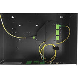 OCC WTC2BC Cabinet Wall Mount Fiber Enclosure, Customer Side Door Removable with locking Slam Latches
