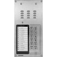 Viking K-1200-IP 12-Button VoIP Stainless-Steel Handsfree Entry Phone System, PoE Powered
