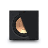 Klipsch R-121SW-BL Reference Series Subwoofer with Low Pass Crossover and Phase Control, LINE/LFE Inputs, 28Hz-120Hz, Black
