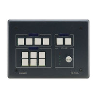 Kramer RC-74DL(B) 12-Button Ethernet and KNET Control Keypad with Knob and Displays, US, Black