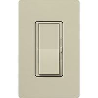 Lutron DVSCCL-253P-CY Diva LED+ Dimmer Switch; 250W LED; Single Pole / 3-Way; No Neutral Required; 120V; Clay