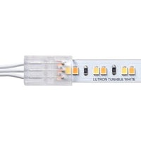 Lutron LU-CK1-TW Wire / Tape Connectors for Lumaris Tunable White LED Tape Light; 120V; Wireless Clear Connect Type X