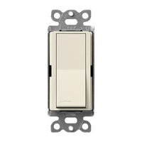 Lutron SC-4PS-PM Claro 4-Way; On / Off Rocker Switch; 15A; Satin Finish; Pumice