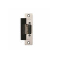 RCI L6504 6 Series Centerline Electric Strike with Latch and Keeper Monitor, Low Profile, ANSI Radius Corners, Brushed Stainless Steel