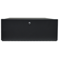 Speco LB1 DVR/VCR Lock Box with Fan, Removable Top, Black