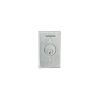 Locknetics 653-05 630 WP 653-05-WP-CYL SPDT Momentary Single Direction, Stainless Steel