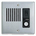 Aiphone LE-DA LEF Series Audio Only Intercom, Flush Mount Door Station, Stainless-Steel Cover