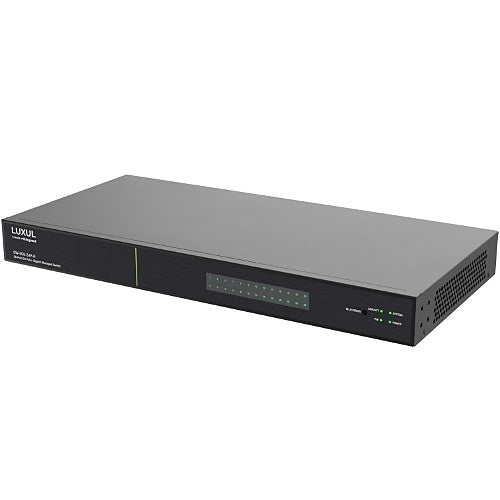 Luxul SW-505-24P-R Pro 2 SW Series 24 PoE+ 2-Combo RJ45 / SFP Rear-Facing Ports, 1GB L2/L3 Managed Switch, US Power Cord, 250W