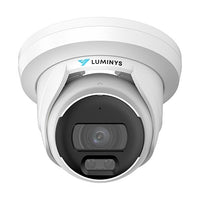Luminys N4T-8VA2 8MP IP LumiNightKing Turret Camera, 2.8mm Lens, AI ISP, iMD, White