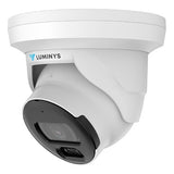 Luminys N5T-4CA2 4MP LumiColor Turret IP Camera, 2.8mm Lens, White