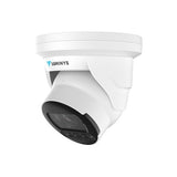 Luminys N5T-4LAV 4MP IP LumiLuxSmart Turret Camera, 2.7-12mm Vari-Focal Lens, IP67, White