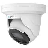 Luminys N5T-8DA2 8MP IP LumiDeterrent Turret Camera, 2.8mm Fixed Lens