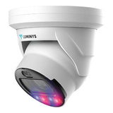 Luminys N5T-8DAV 8MP LumiDeterrent Turret IP Camera, 164' IR Distance, 2.7-13.5mm Varifocal Lens