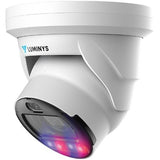 Luminys N5T-8DAV 8MP LumiDeterrent Turret IP Camera, 164' IR Distance, 2.7-13.5mm Varifocal Lens