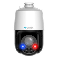 Luminys P44-8DB25 8MP Outdoor IP 25x LumiDeterrent PTZ Dome Camera, White